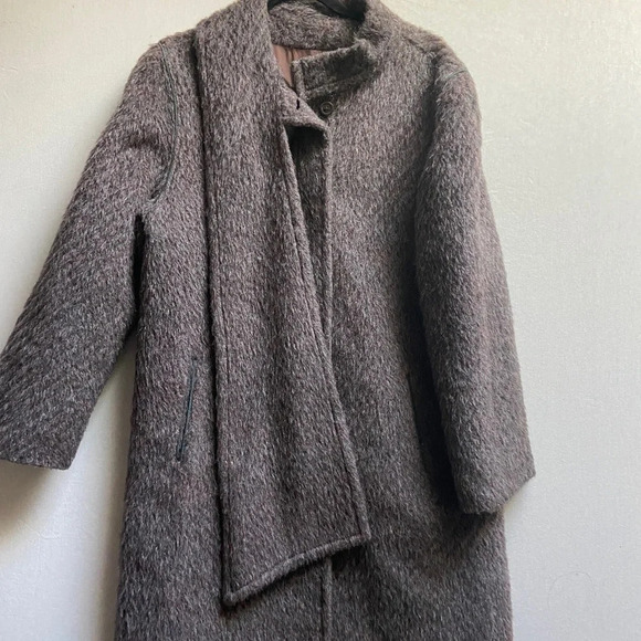 Vintage Surrey Classics Canada Mohair scarf A line trench jacket coat  Sz M/ L - Picture 7 of 17